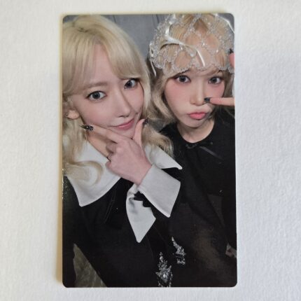 LE SSERAFIM CRAZY JP B ver photocard CHAEWON KAZUHA