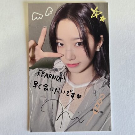 LE SSERAFIM UNFORGIVEN UMS Lucky Draw photocard Printed Signed KAZUHA