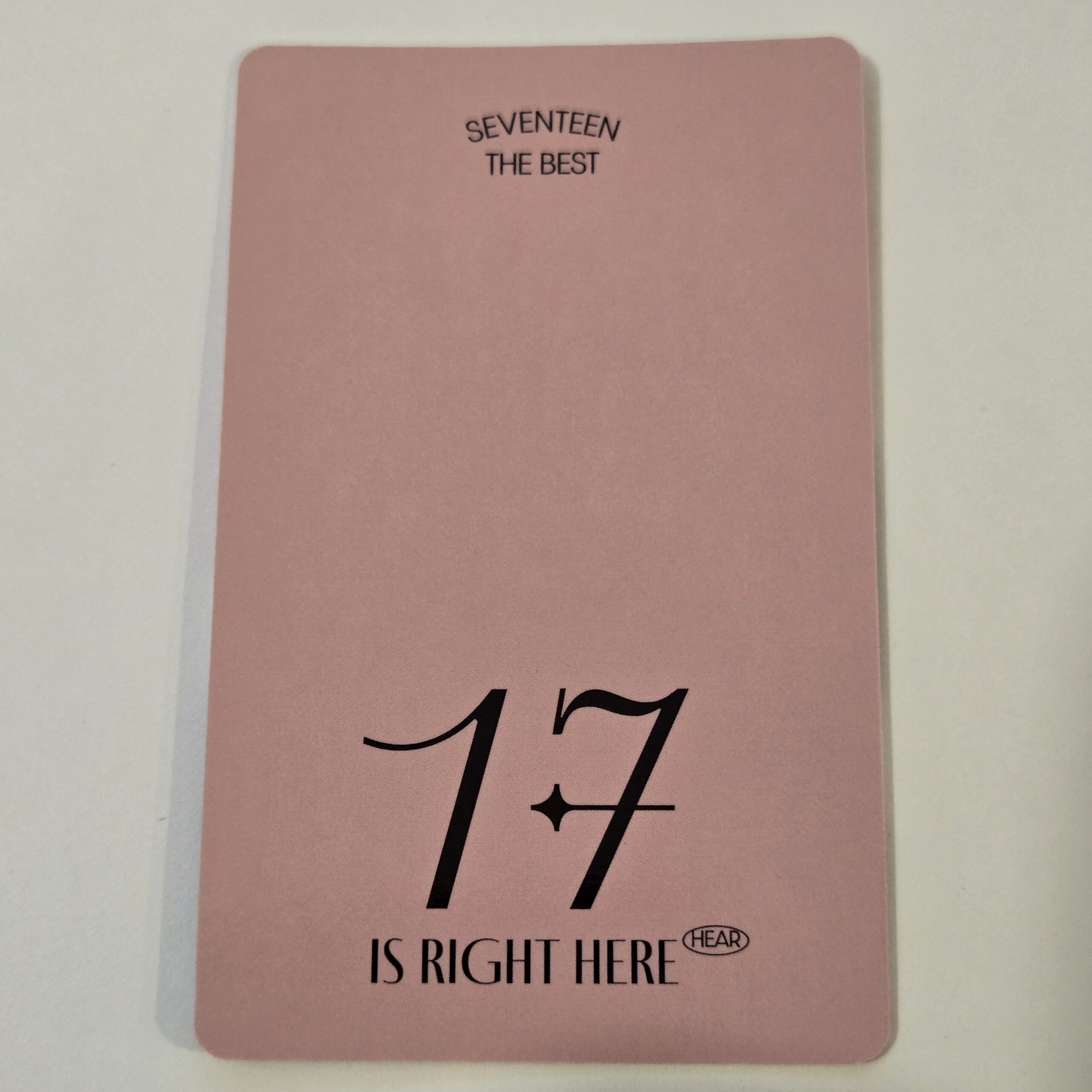 Seventeen 17 is right here 16