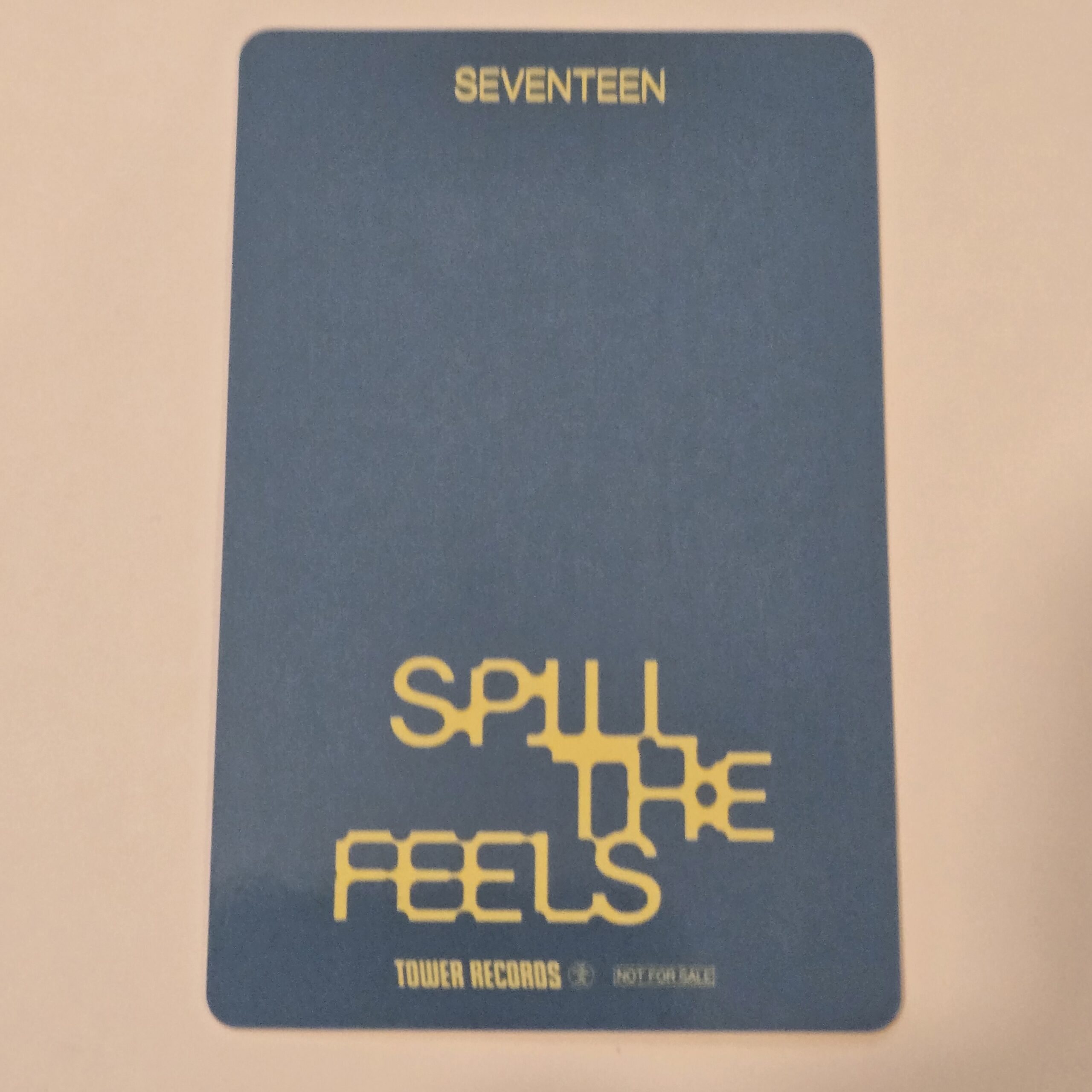 Seventeen Spill the Feels Tower Records 30