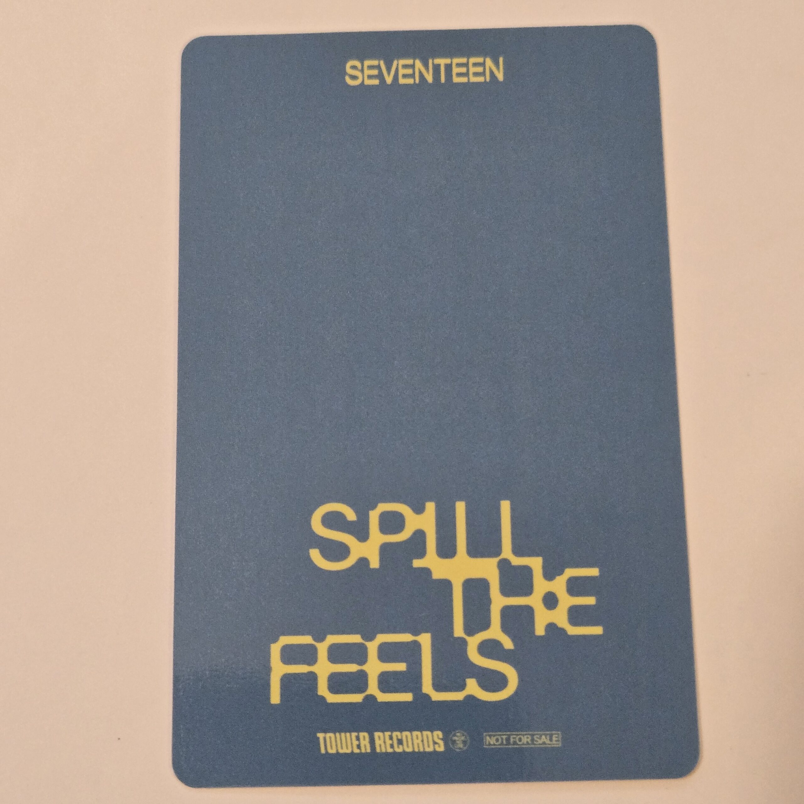 Seventeen Spill the Feels Tower Records 34